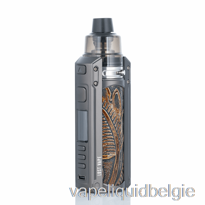 Vape Smaken Verloren Vape Ursa Quest 100w Pod Mod Kit Gunmetal / Ukiran Leer